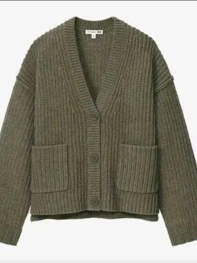JW Anderson x Uniqlo Knit Green Cardigan